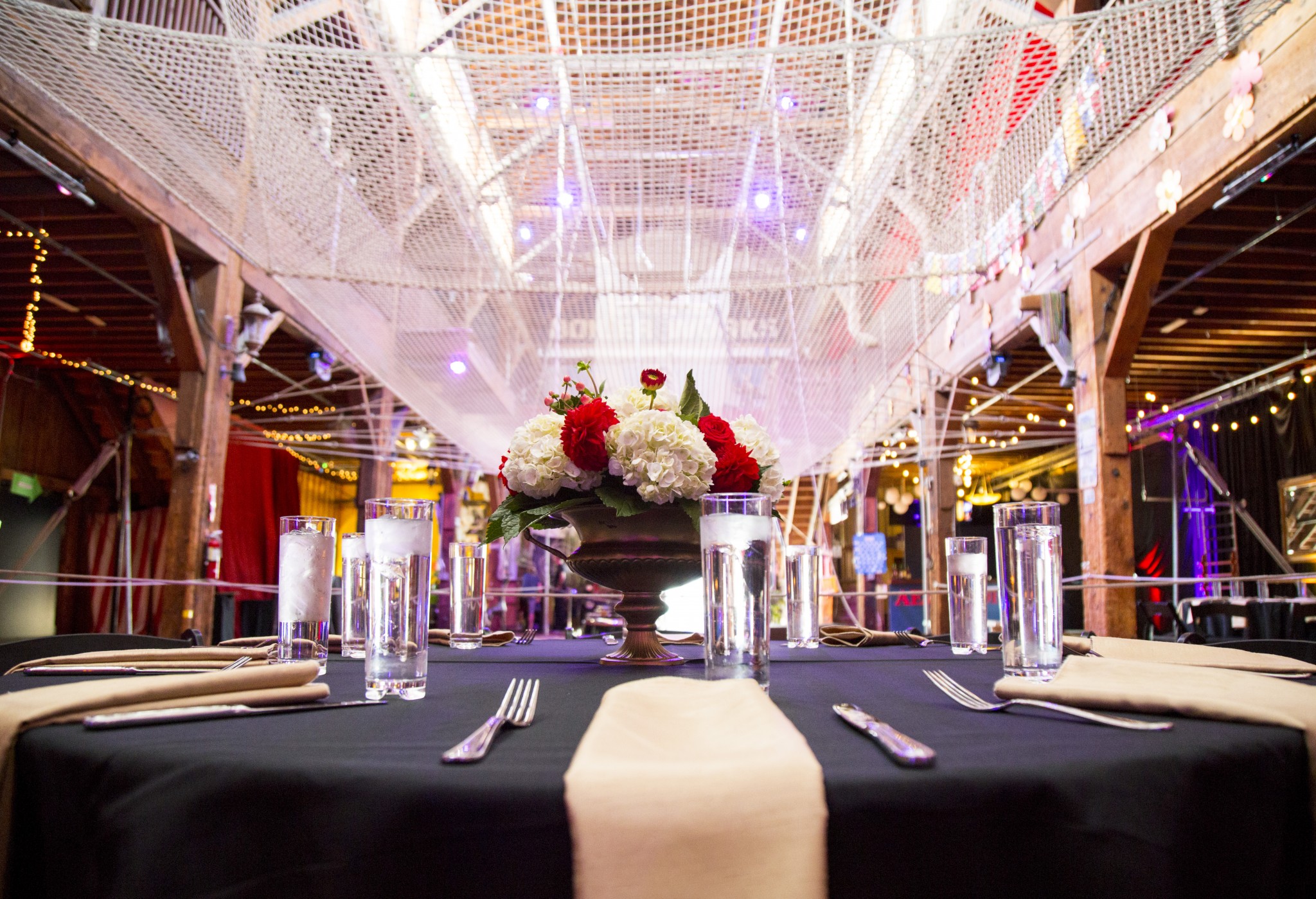 Weddings, Corporate Events, and parties at Emerald City Trapeze Arts