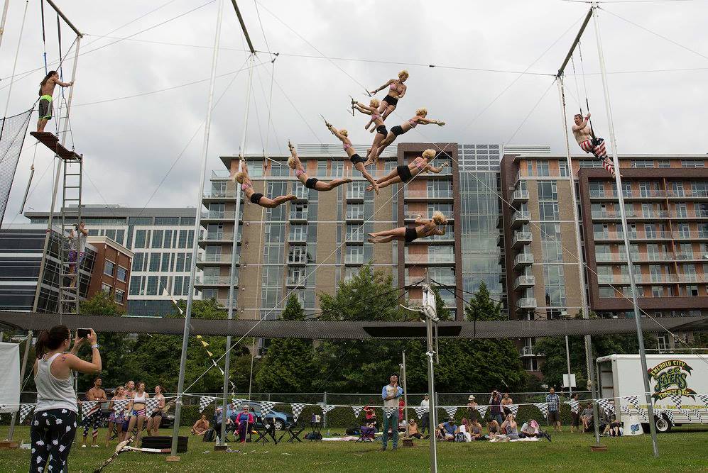 Emerald City Trapeze Outdoor Rig Seattle