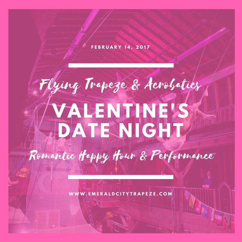 Valentine's Date Night at Emerald City Trapeze in Seattle