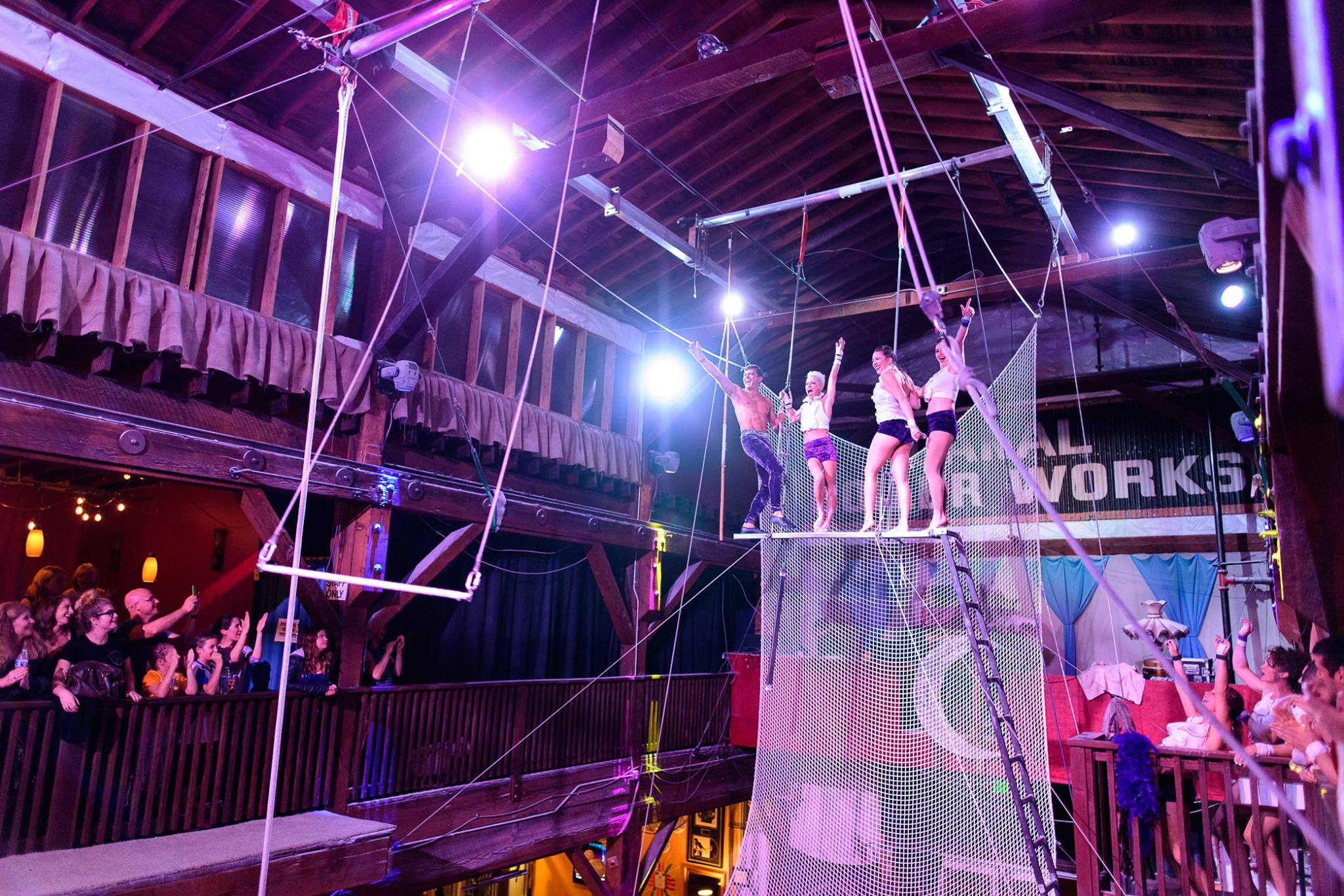 Weddings, Corporate Events, and parties at Emerald City Trapeze Arts
