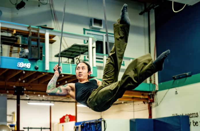 Aerial Hoop at Emerald City Trapeze Arts in Seattle